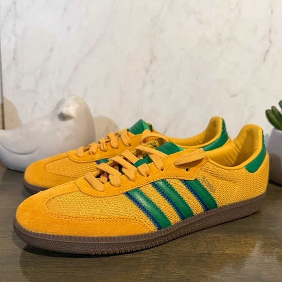 adidas Samba LT Preloved Yellow / Green / Gum - Picture 10 of 13